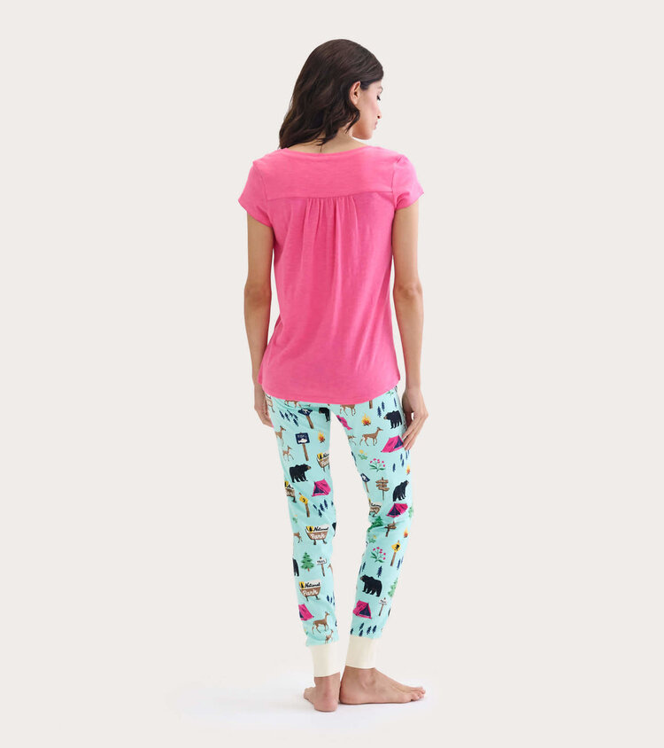 Little Blue House by Hatley Hiking Trail | Sleep Leggings