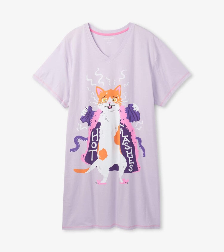 Little Blue House by Hatley Hot Flashes | Sleepshirt