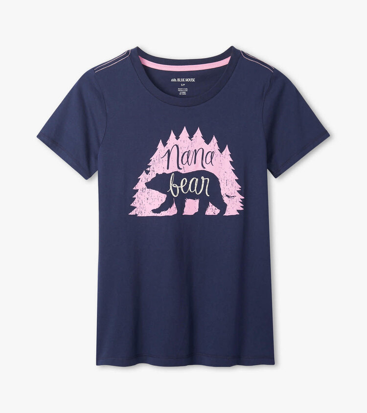 Little Blue House by Hatley Nana Bear | Pajama Tee
