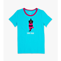 Little Blue House by Hatley Yoga Bear | Pajama Tee