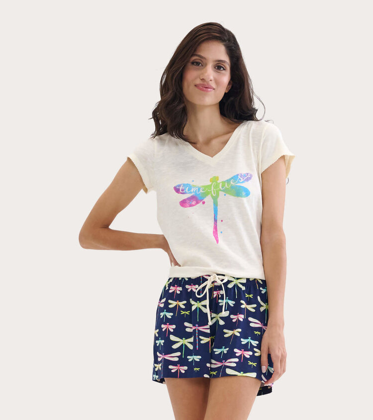 Little Blue House by Hatley Dragonfly | V-Neck Tee