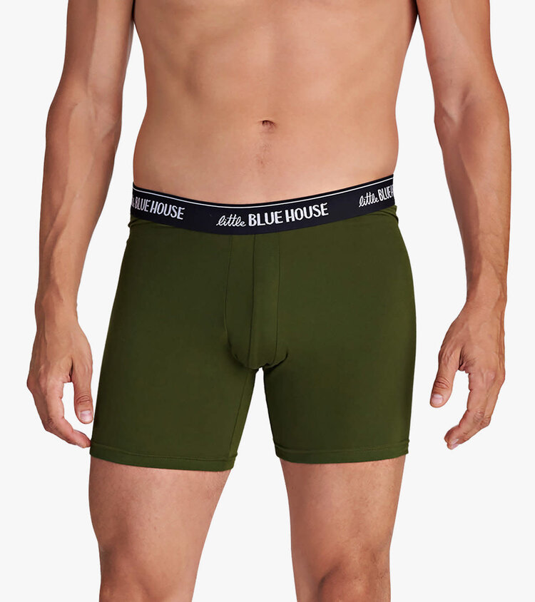Little Blue House by Hatley Kiss My Bass | Boxer Brief