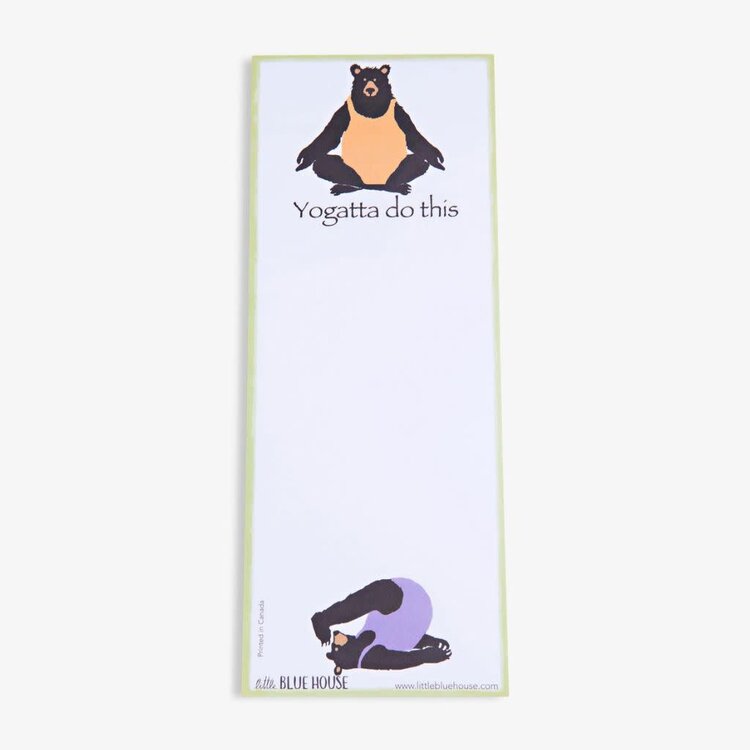 Little Blue House by Hatley Yogatta Do This (Bear) | Magnetic List