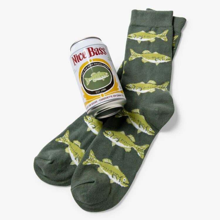 Little Blue House by Hatley Nice Bass | Beer Can Socks