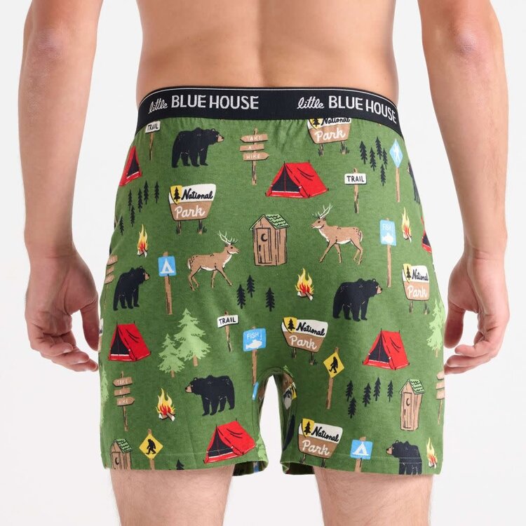 Little Blue House by Hatley Hiking Trail | Boxer Shorts
