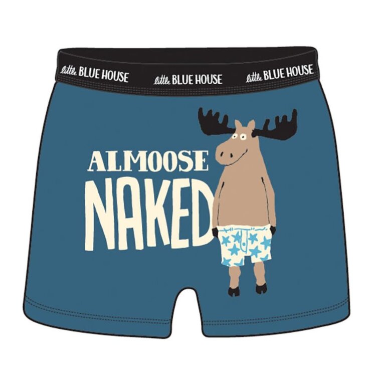 Little Blue House by Hatley Almoose Naked | Boxer Shorts