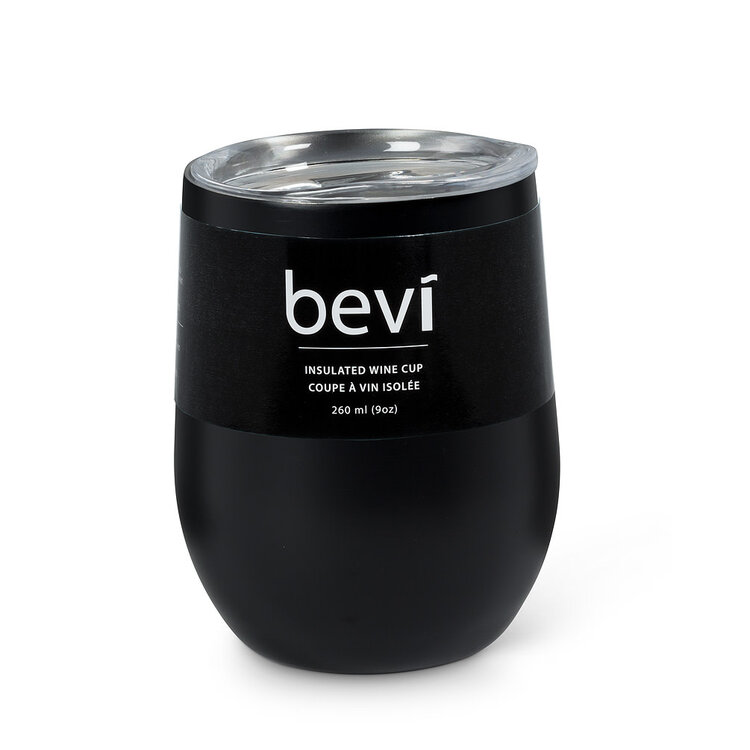 Bevi Bevi Insulated Wine Cup | Black