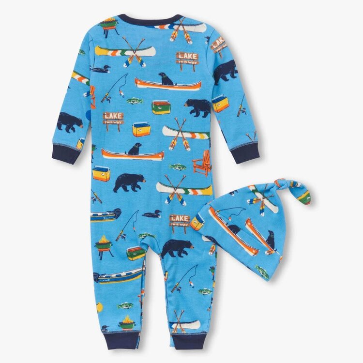 Little Blue House by Hatley Blue On The Lake | Coverall & Hat