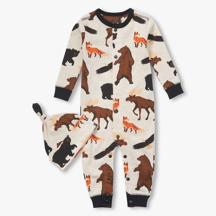 Little Blue House by Hatley Wildlife | Coverall & Hat