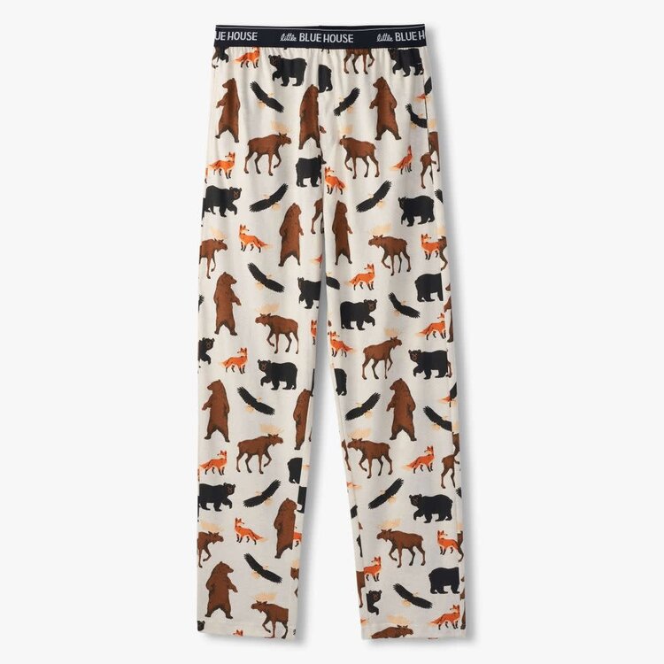 Little Blue House by Hatley Wildlife | Jersey Pajama Pants