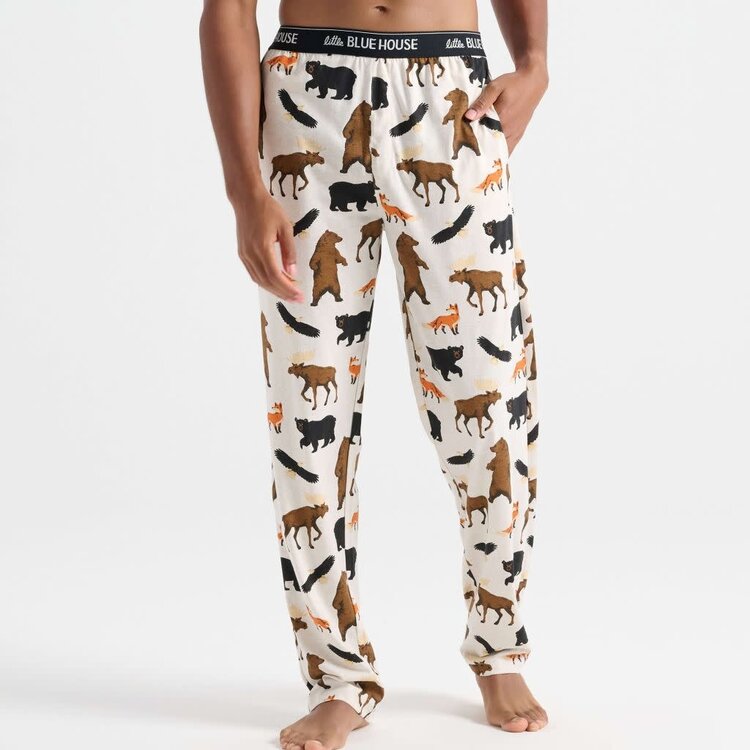 Little Blue House by Hatley Wildlife | Jersey Pajama Pants