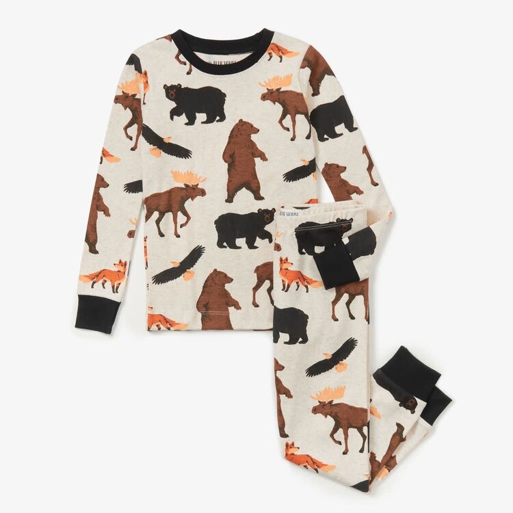 Little Blue House by Hatley XXX| Kids Wildlife  | Pajama Set