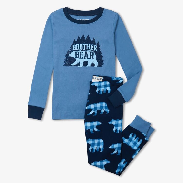 Little Blue House by Hatley Brother Bear | Pajama Set