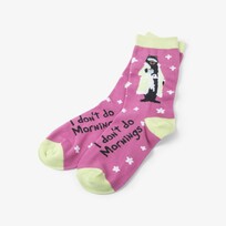 Little Blue House by Hatley I Don't Do Mornings | Crew Socks