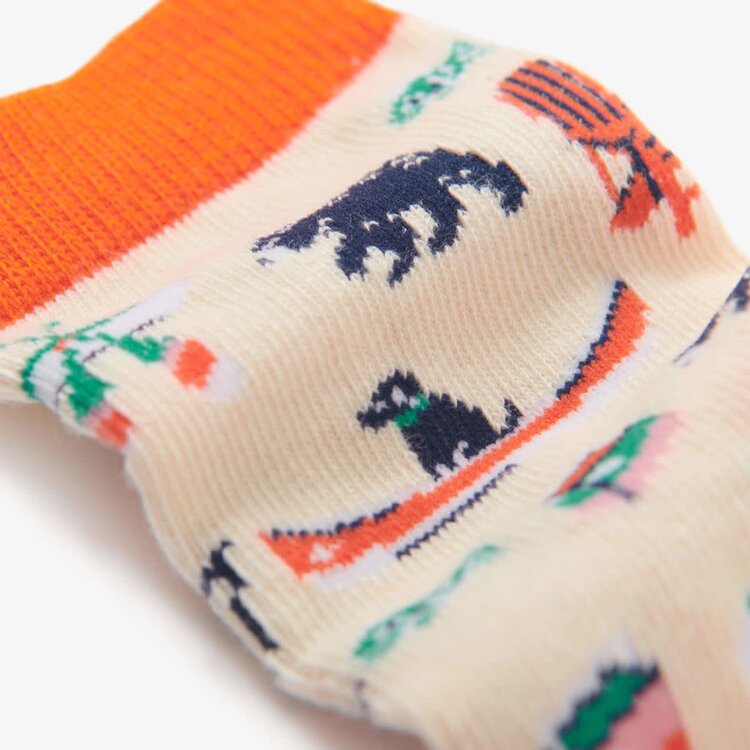 Little Blue House by Hatley Kids Cream On The Lake | Crew Socks