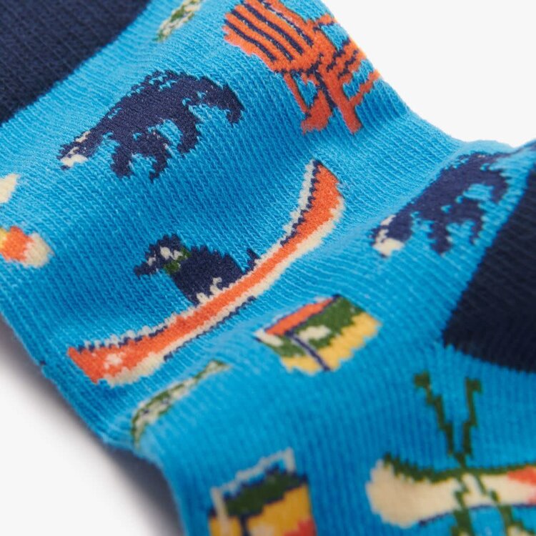 Little Blue House by Hatley Kids Blue On The Lake | Crew Socks