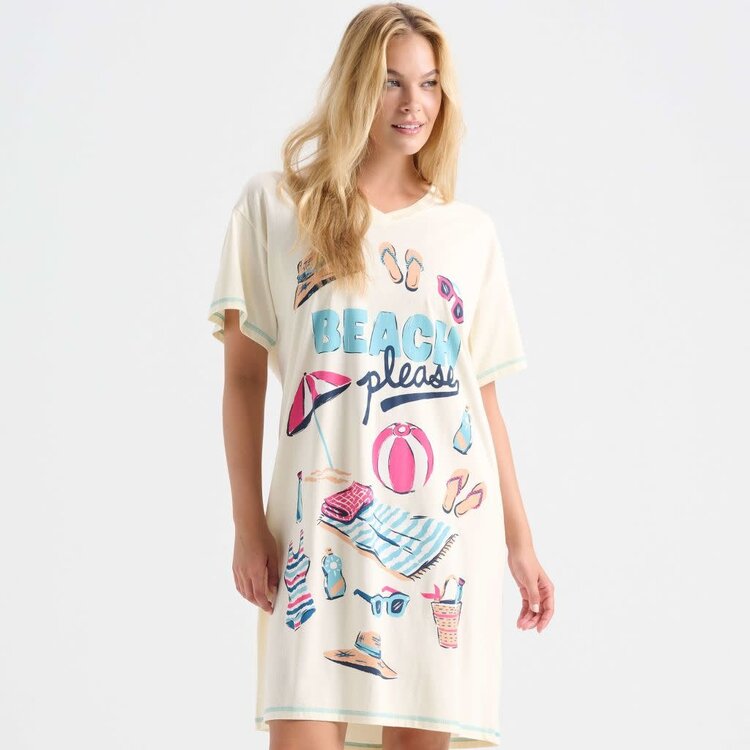 Little Blue House by Hatley Beach Please | Sleepshirt