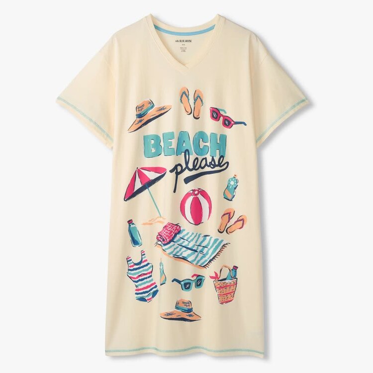 Little Blue House by Hatley Beach Please | Sleepshirt