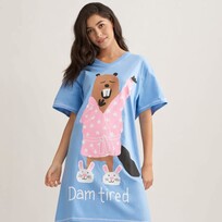 Little Blue House by Hatley Dam Tired | Sleepshirt