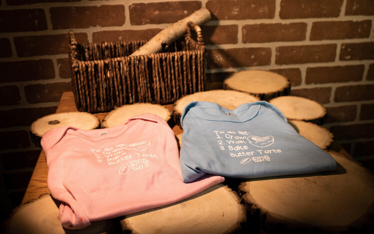Crawl Walk Bake Butter Tarts | Infant Onesies