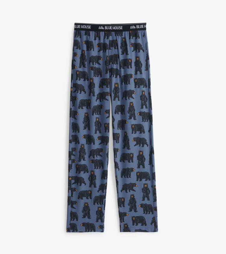 Little Blue House by Hatley Wild Bears | Jersey Pajama Pants