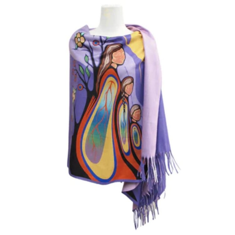 Oscardo Gifts From Creator | Eco Art Print Shawl