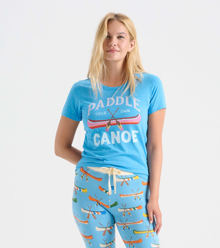 Little Blue House by Hatley Paddle Your Own Canoe | Pajama Tee