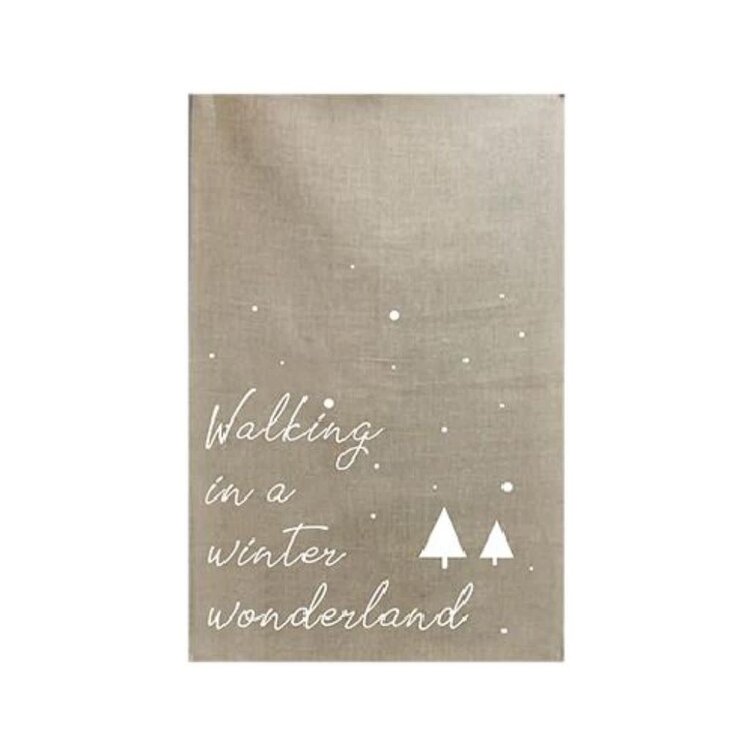 FKI Walking in a Winter Wonderland | Tea Towel