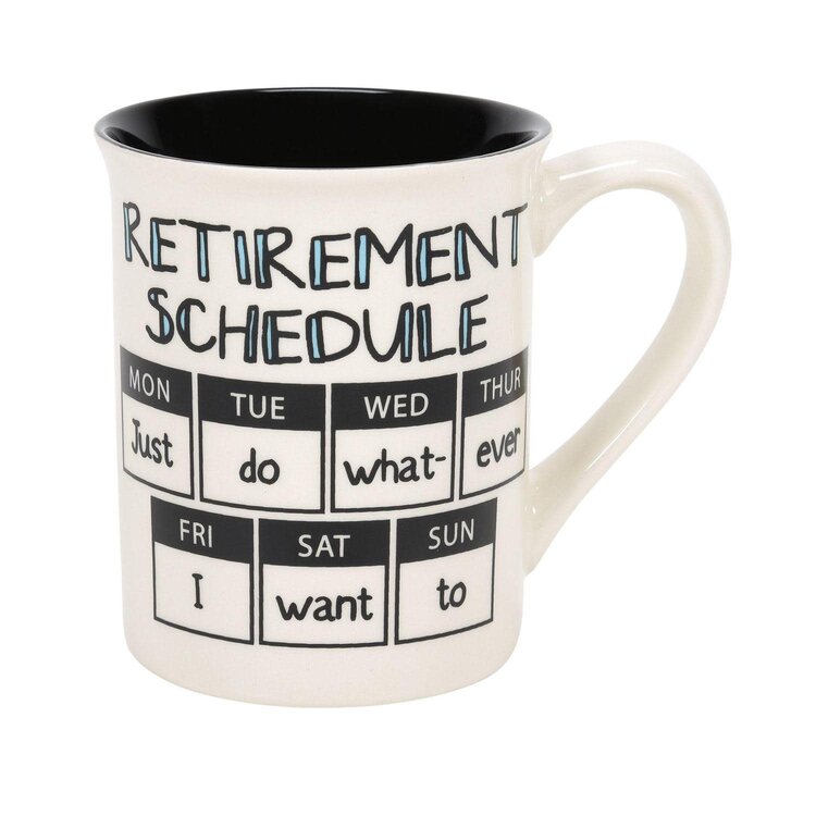 Our Name is Mud Retirement Calendar | Mug