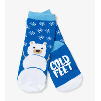 Little Blue House by Hatley Snow Bear | Crew Socks