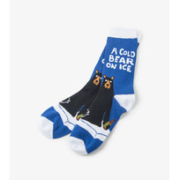Little Blue House by Hatley A Cold Bear On Ice | Crew Socks