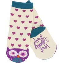 Little Blue House by Hatley Hoot Hoot | Animal Grip Socks
