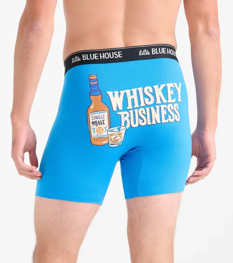 Little Blue House by Hatley Whiskey Business | Boxer Brief