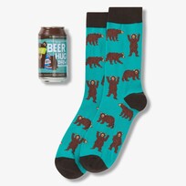 Little Blue House Bear Hug | Beer Can Sock