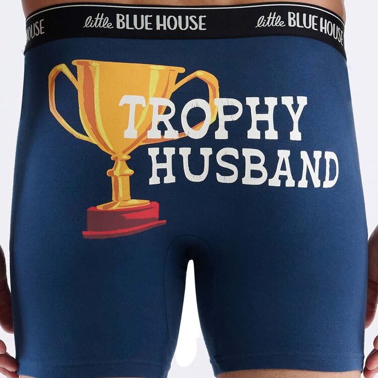 Little Blue House Trophy Husband | Boxer Brief