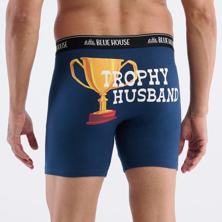 Little Blue House Trophy Husband | Boxer Brief