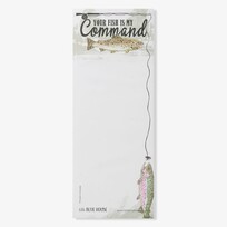 Little Blue House Your Fish is my Command | Magnetic Notepad