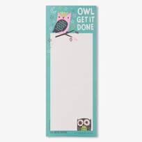 Little Blue House by Hatley Owl Get it Done | Magnetic Notepad