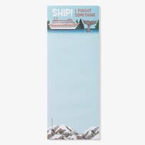 Little Blue House Ship I Forgot Something | Magnetic Notepad