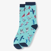 Little Blue House by Hatley Backyard Birds | Crew Sock
