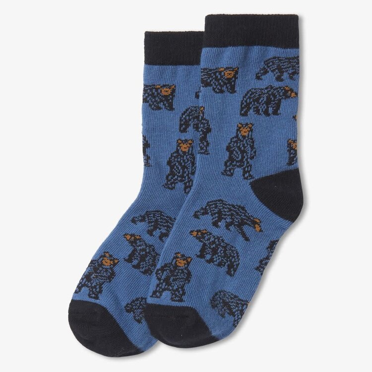Little Blue House Wild Bears | Crew Sock