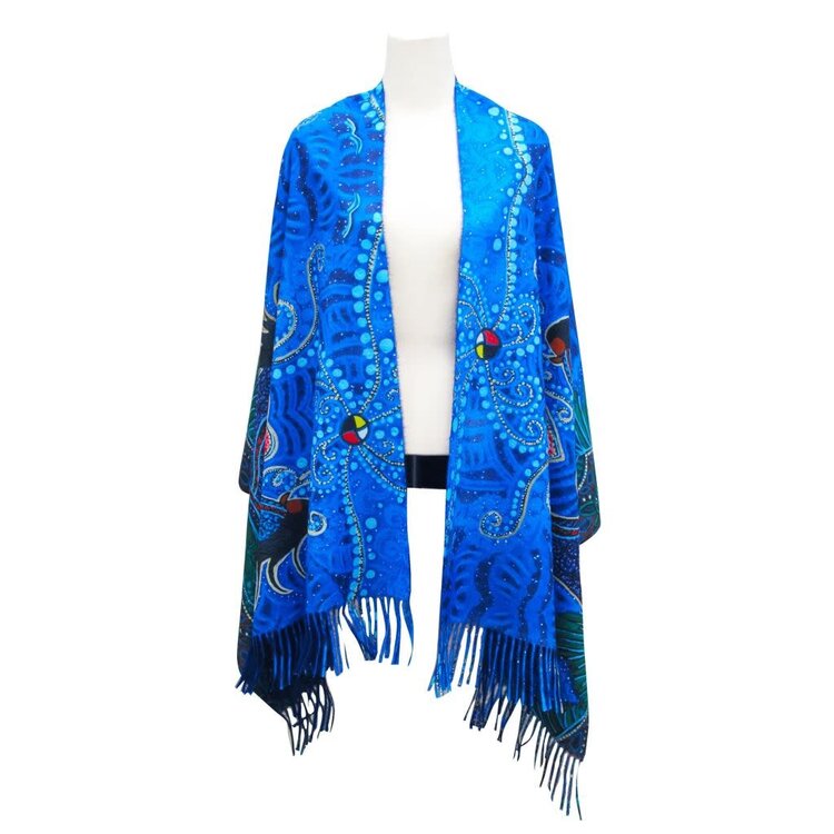 Oscardo Breath of Life | Eco Art Print Shawl