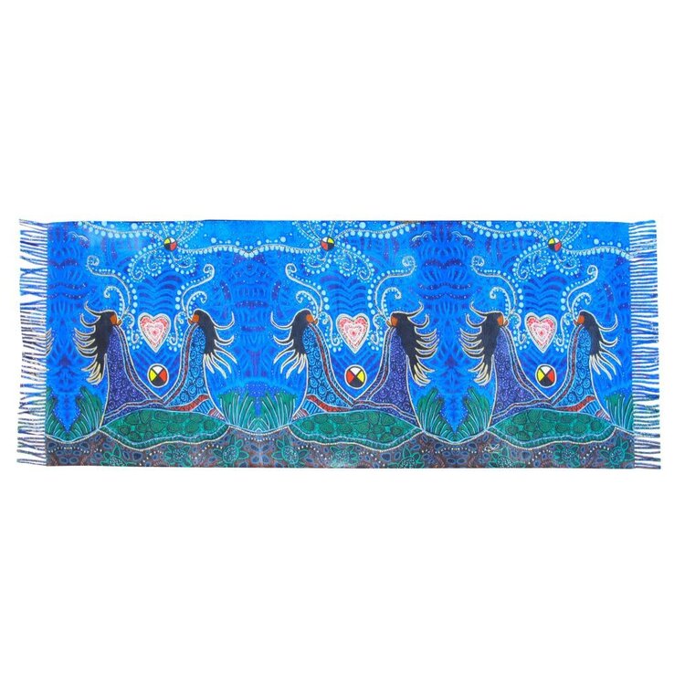Oscardo Breath of Life | Eco Art Print Shawl