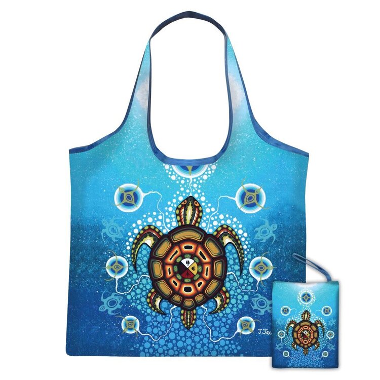 Oscardo James Jacko 'Medicine Turtle' | Eco Shopping Bag