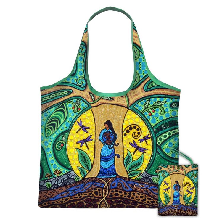 Oscardo Leah Dorion 'Strong Earth Woman' | Eco Shopping Bag