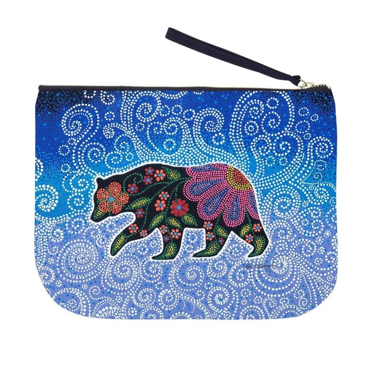 Oscardo Celestial Bear | Recycled Eco Zip Pouch