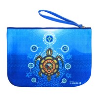 Oscardo Medicine Turtle | Recycled Eco Zip Pouch