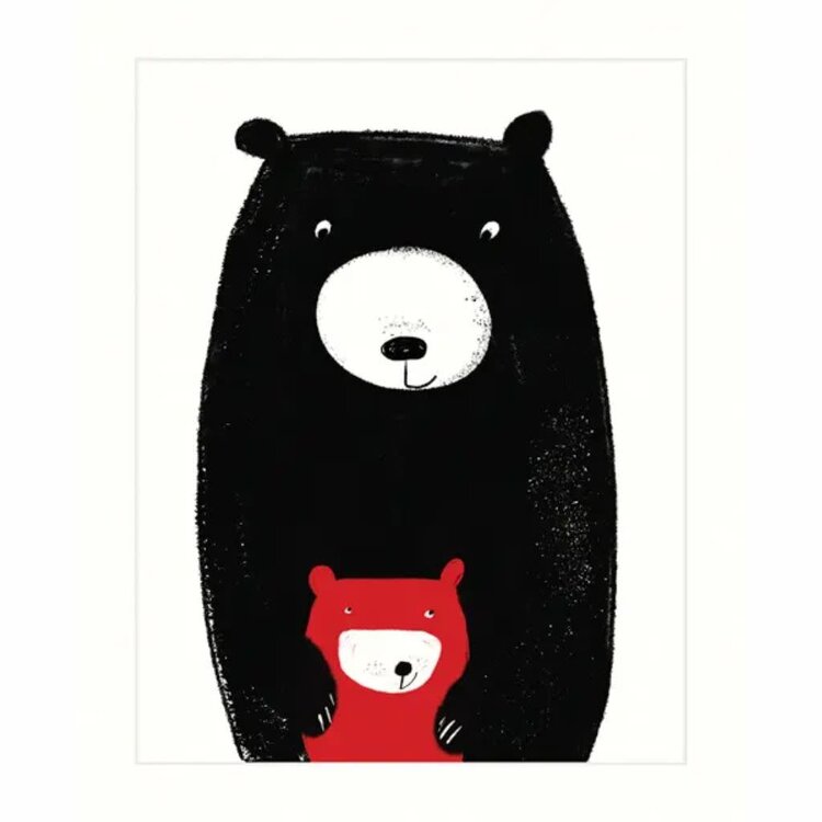 The Art File Two Bears | Greeting Card