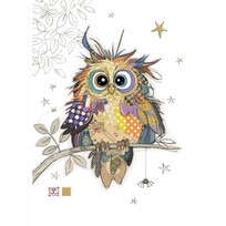 Kooks - Bug Art Otto Owl | Greeting Card