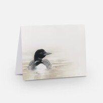 Crystal Clarke Animal Art "Where Stillness Begins" Loon | Greeting Card